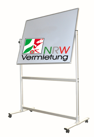 Whiteboard (NRW Umwelt-Line) – drehbare  360 Grad Ausführung – Größe : 200(B) x 100(H) cm  für 110 Euro mieten
